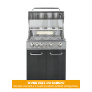 ALLGRILL ALLROUNDER L -black- Modular Grundmodell – Produktbild 1