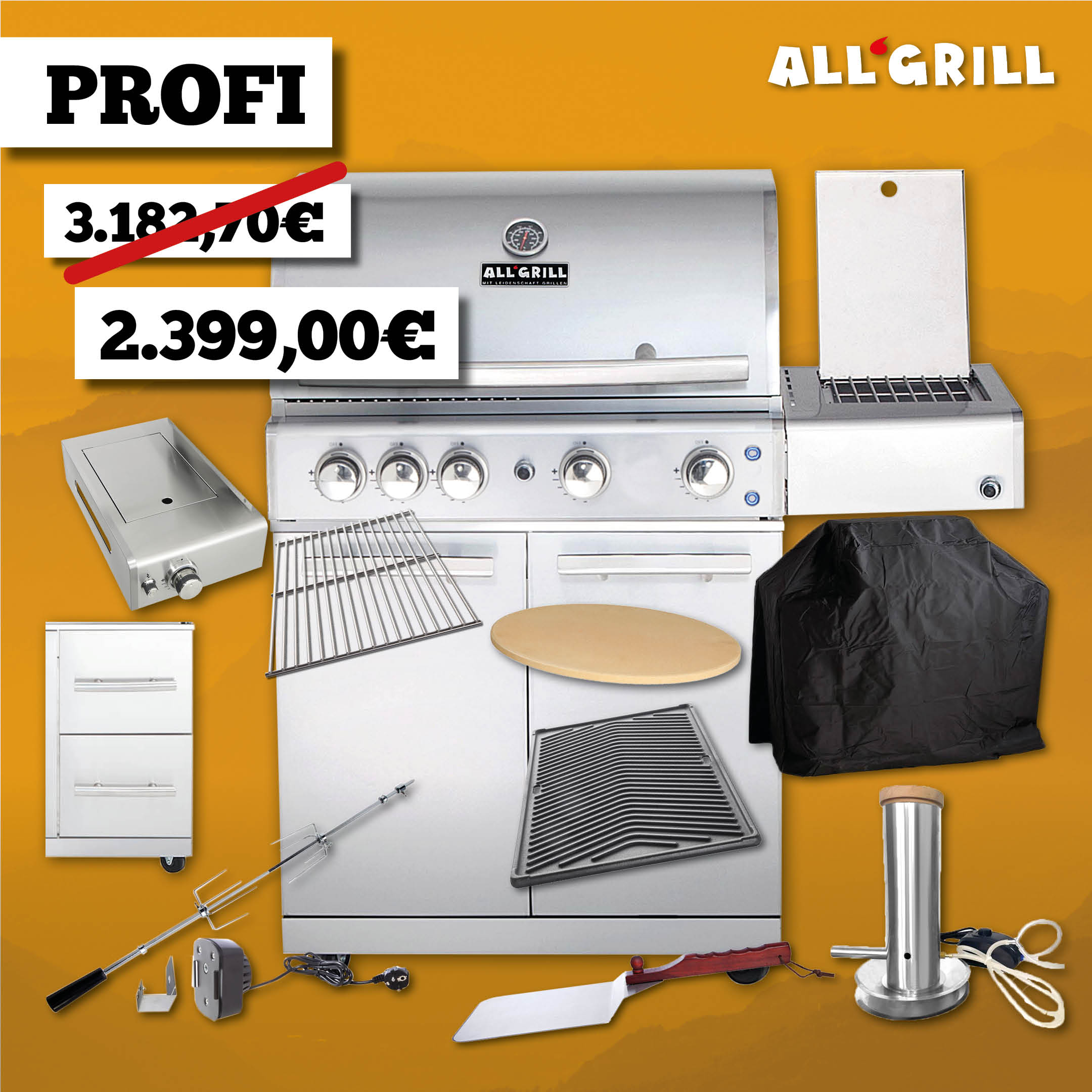 ALLGRILL Chef L Edelstahl Aktion 35 Jahre – Produktbild 3
