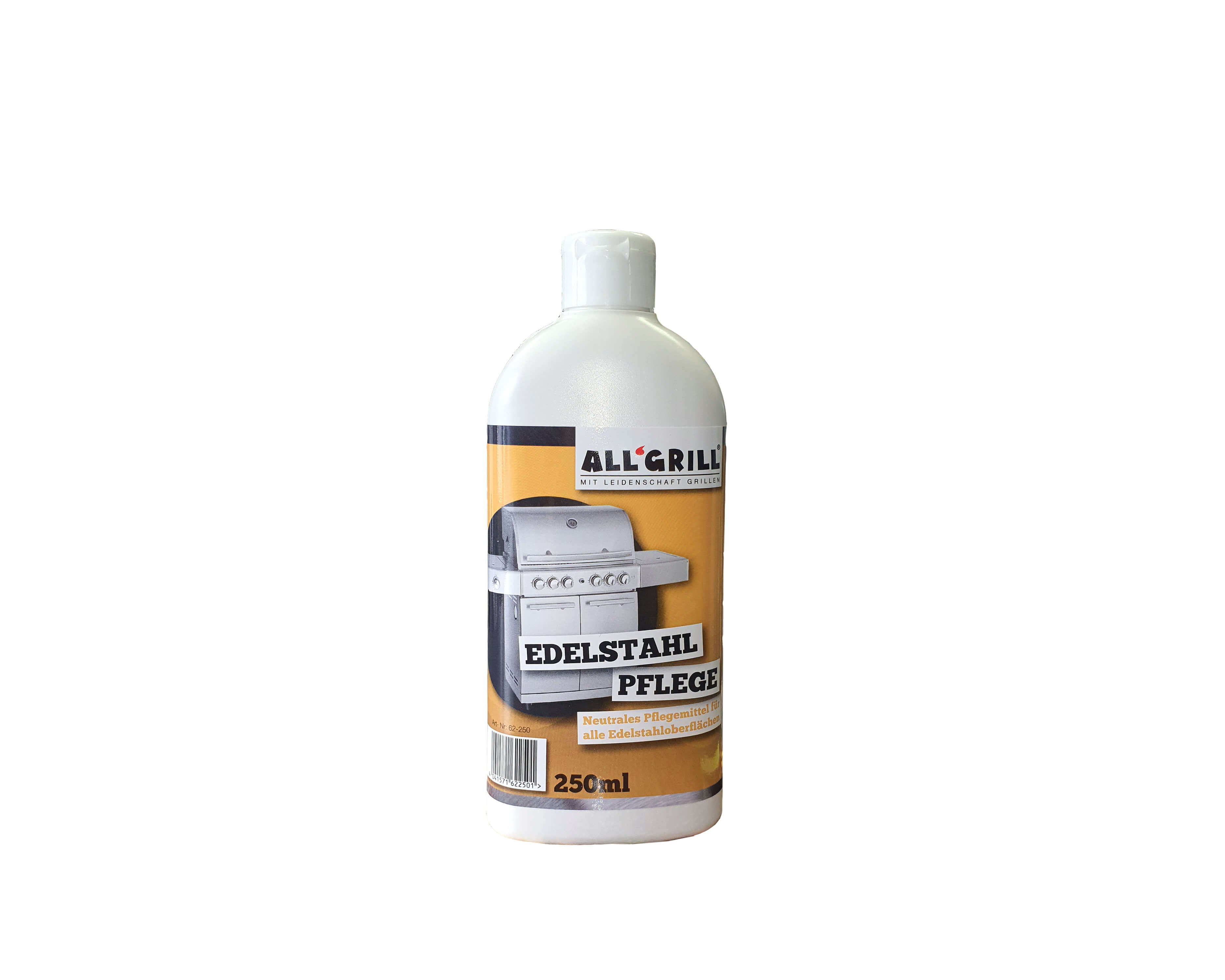 ALLGRILL Edelstahlpflege 250ml PE-Flasche – Produktbild 1
