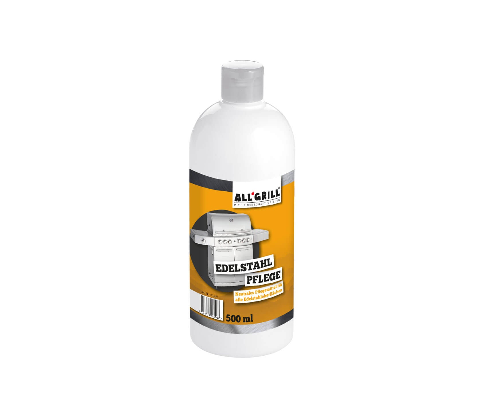 ALLGRILL Edelstahlpflege 500ml PE-Flasche – Produktbild 1