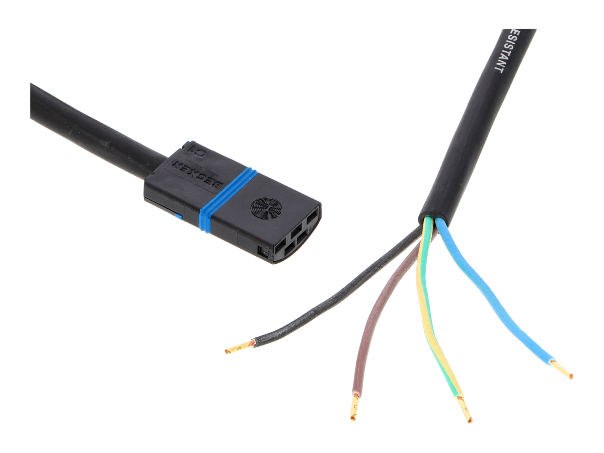 WAREMA Motorleitung Becker 1,2 m schwarz 4-adrig #617739 – Ansicht 3