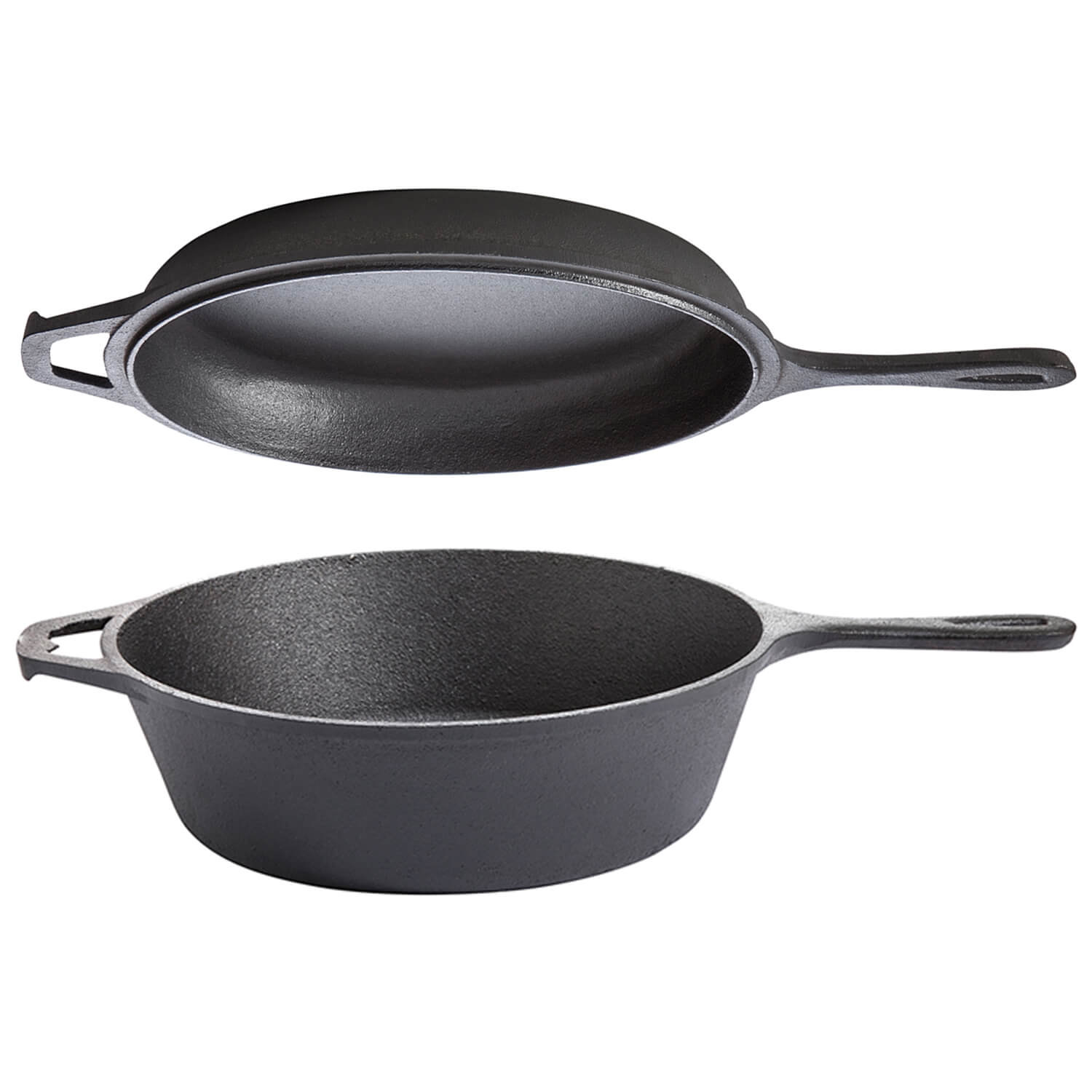 2in1 -Gusseisen Topf & Pfanne, Ø 26 cm – Produktbild 4