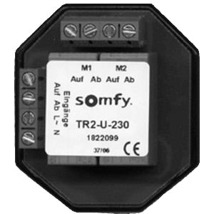 Somfy Trennrelais TR2-U-230 Unterputz für zwei Antriebe