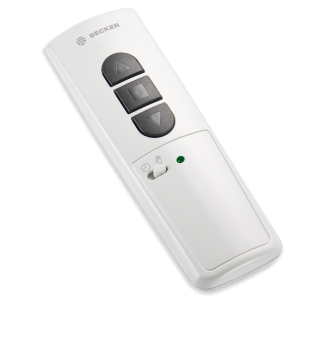 Becker Centronic MemoControl MC441-II, Handsender mit Memoryfunktion, weiß Schwarz