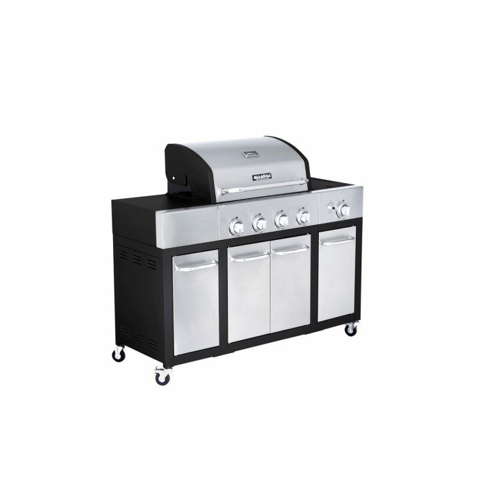 ALLGRILL Major Gasgrill inkl. abklappbaren Seitentischen – 4-flammig, 15,5 kW
