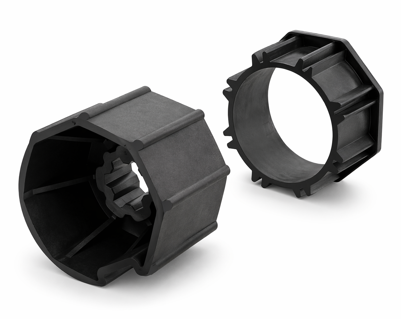 Adapterset 2-R Becker Adapterset für Achtkant Stahlwelle SW60
