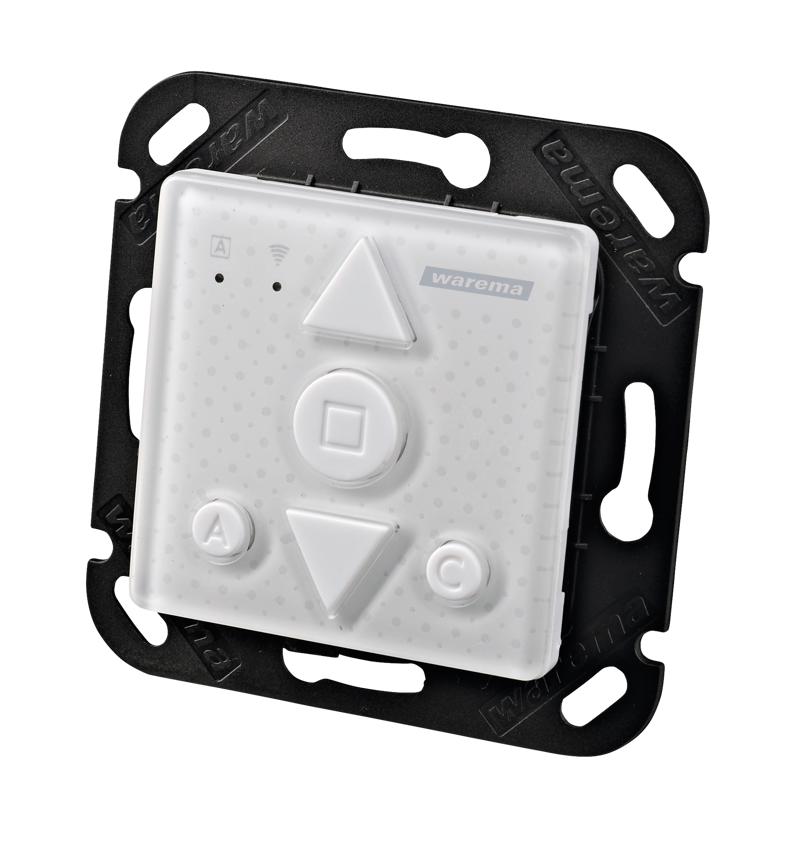 WAREMA WMS Wandsender Basic 1-Kanal Funk-Wandsender für Markisen, Rollläden und Raffstores