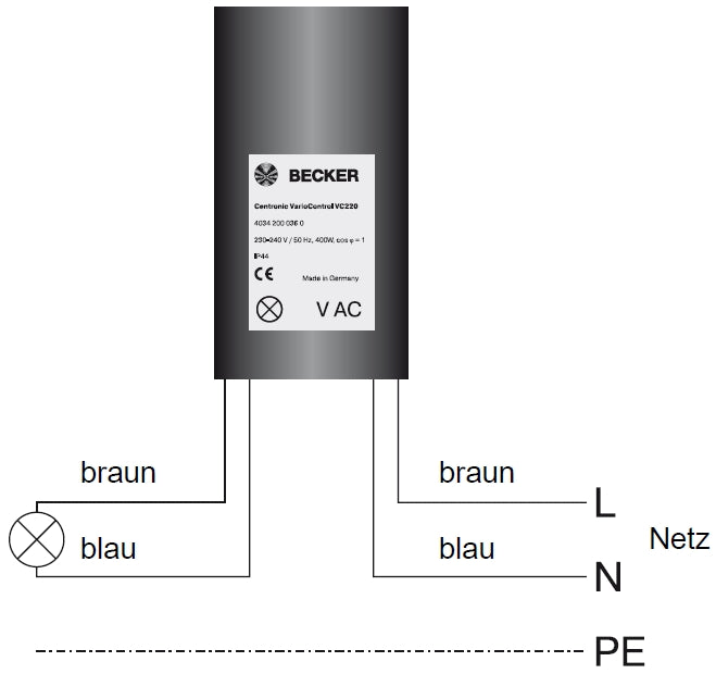 Becker Centronic VarioControl VC220 -40340000160