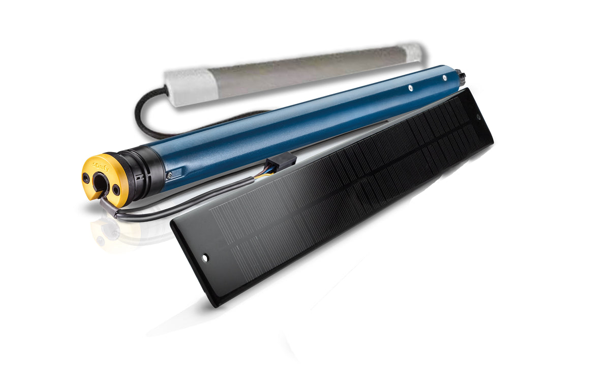Somfy Oximo 40 Solar io Solar-Rohrmotor für Rollladen – Produktansicht