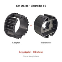 Somfy 60er Set Adapter + Mitnehmer DS 85 – Adapter und Mitnehmer