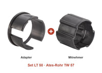 Somfy Adapter-Set LT 50 für Ates-Rohr TW 57: Adapter und Mitnehmer im Set