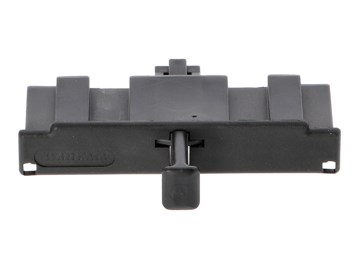WAREMA Endkappe schwarz Führungsnippel 65x16 mm mit Entwässerungsbohrung, Art. 318723 – Ansicht 3