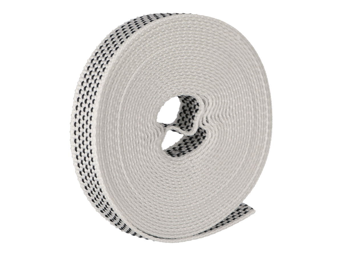WAREMA Rollladengurt 14 mm schwarz/weiß 4,0 m, Art. 404023 – Ansicht 1