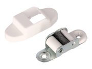 WAREMA Bürstenleitrolle weiß mini für Gurt 14 mm, Art. 548036 – Ansicht 1