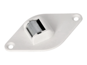 WAREMA Mauerleitrolle weiß mit Bürste und Stahlrolle, Art. 548250 – Ansicht 1