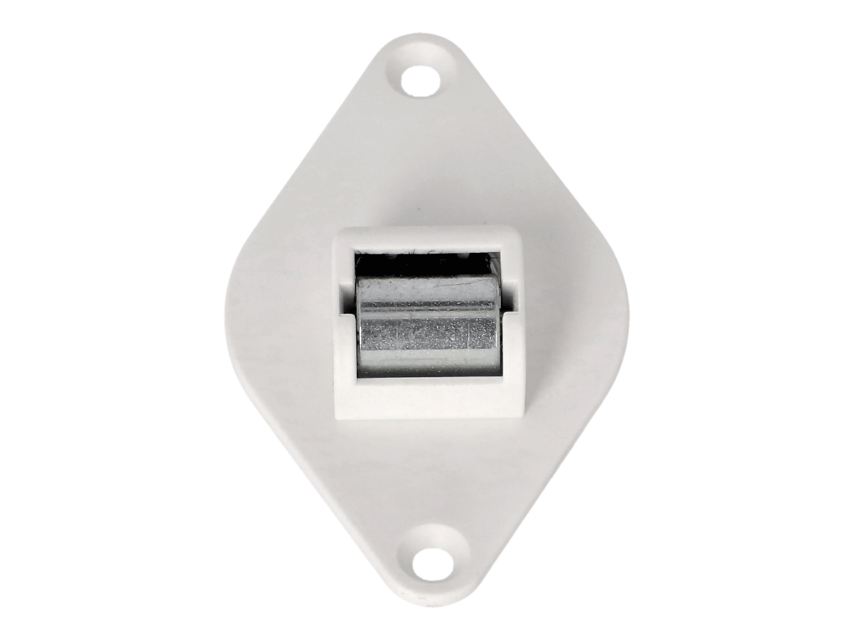 WAREMA Mauerleitrolle weiß mit Bürste und Stahlrolle, Art. 548250 – Ansicht 2