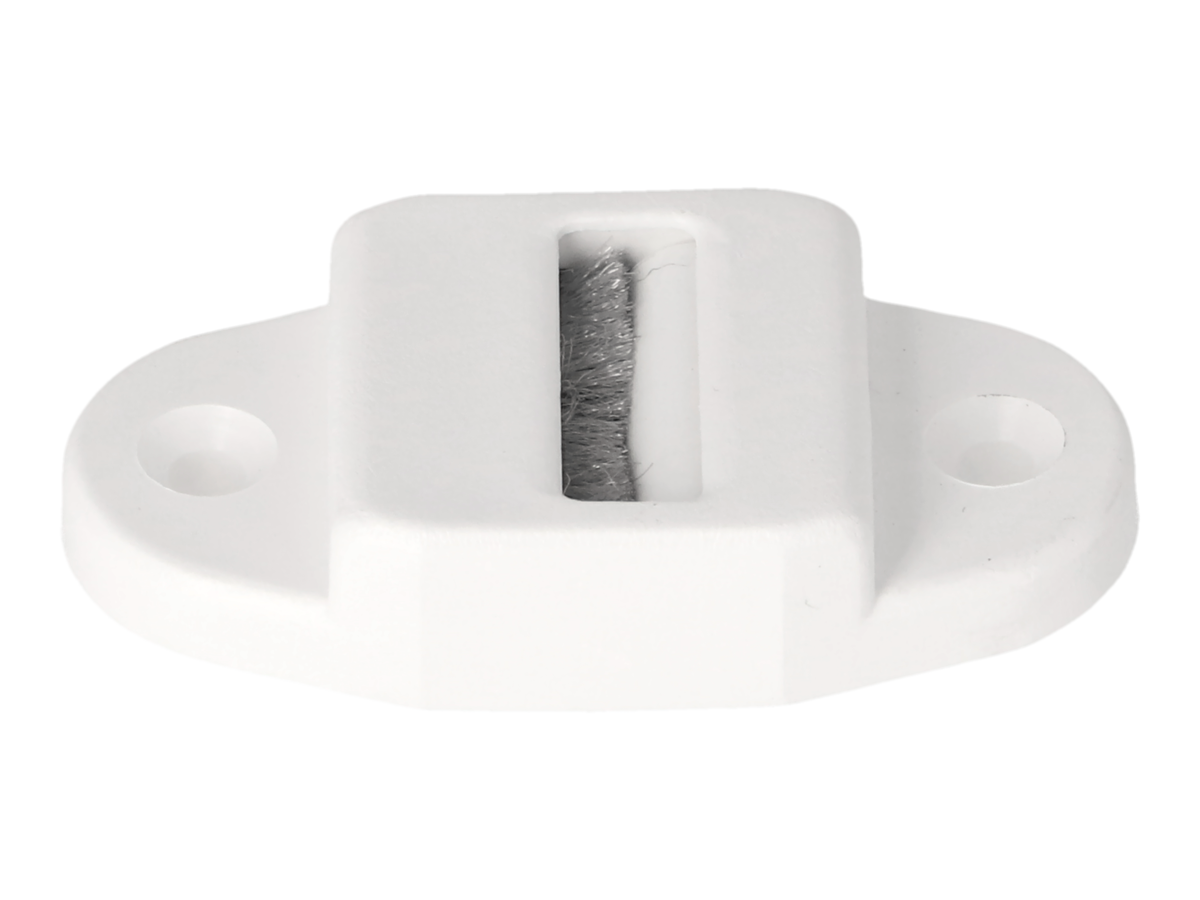 WAREMA Gurtdurchführung Aufputz maxi weiß mit Bürste 23 mm, Art. 548303 – Ansicht 5