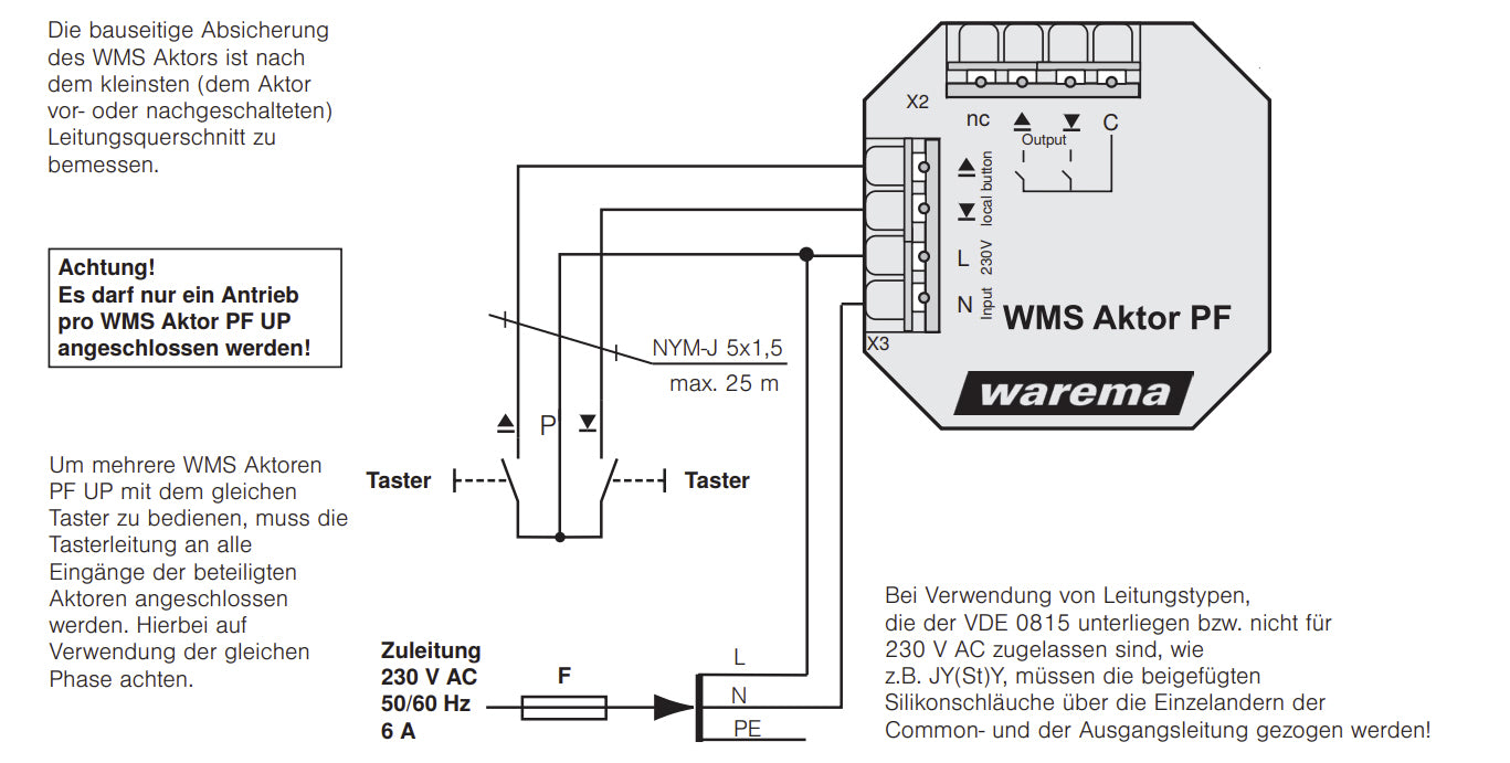 WAREMA WMS Aktor PF UP -2020925