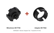 WAREMA Adapter-Set Nutwelle Ø 61/62: Mitnehmer 617766 + Adapter 617062
