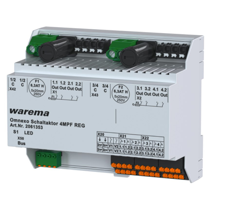 WAREMA Omnexo Schaltaktor 4MPF AP/REG -2061353 -2061354