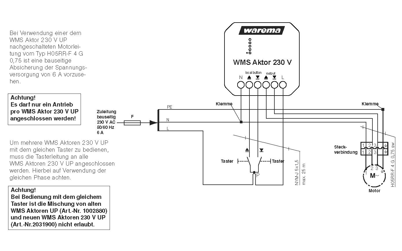 WAREMA WMS Aktor 230V UP -2031900 (-1002880)